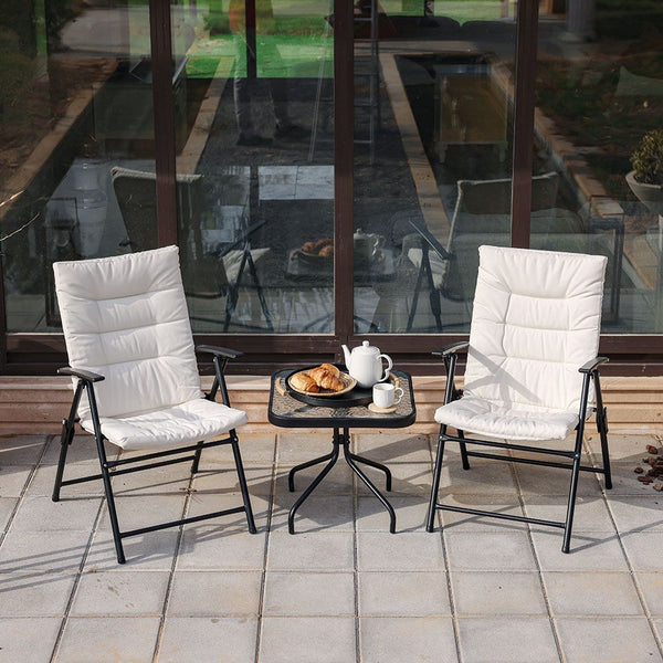 DANUBE | Vista 1 + 2 Seater Balcony Set Beige | 231202708365