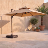 DANUBE | Alina Umbrella with Base-Beige | 231202708376