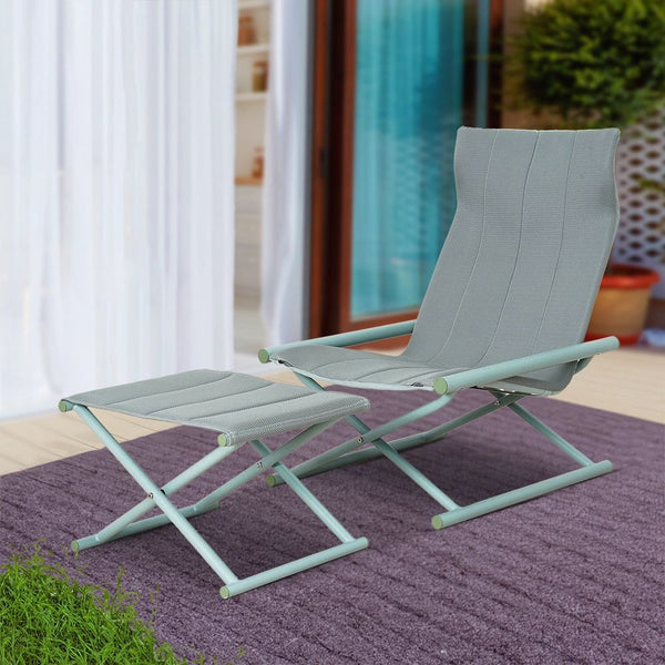 DANUBE | Nova 1-Seater Balcony Set Green Grey Blue | 231202708679