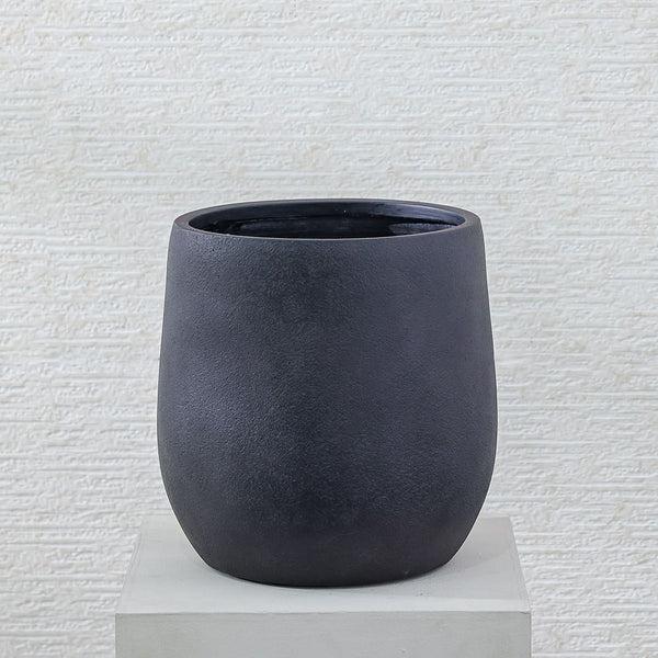 DANUBE | Fiber Clay Pots W Rough Design | 231202708706