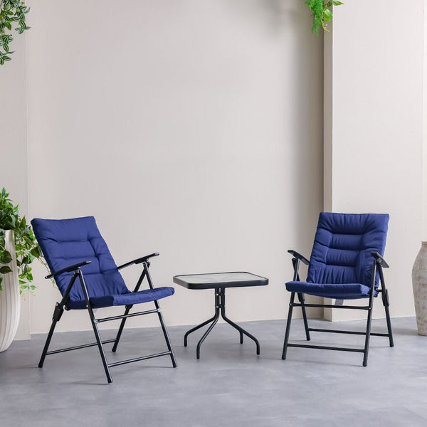 DANUBE | Vista 1 + 2-Seater Balcony Set Blue | SKU: 231202709287