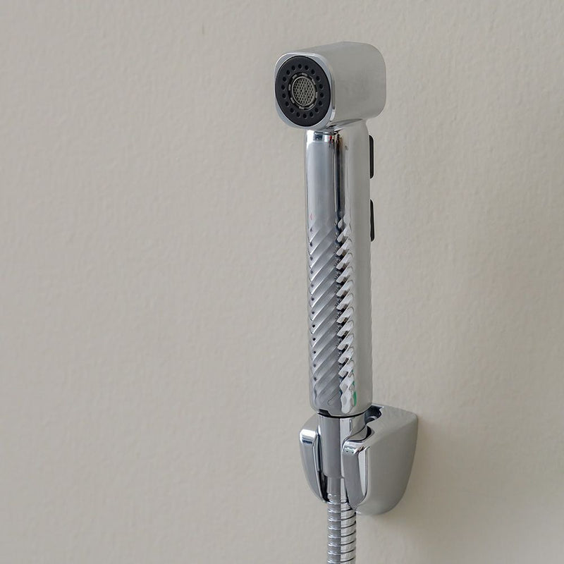 MILANO | Pelican Shattaf Set Chrome Stylish Handheld Bidet Spray Durable Chrome Finish Elegant Bathroom Fitting | 140200100251