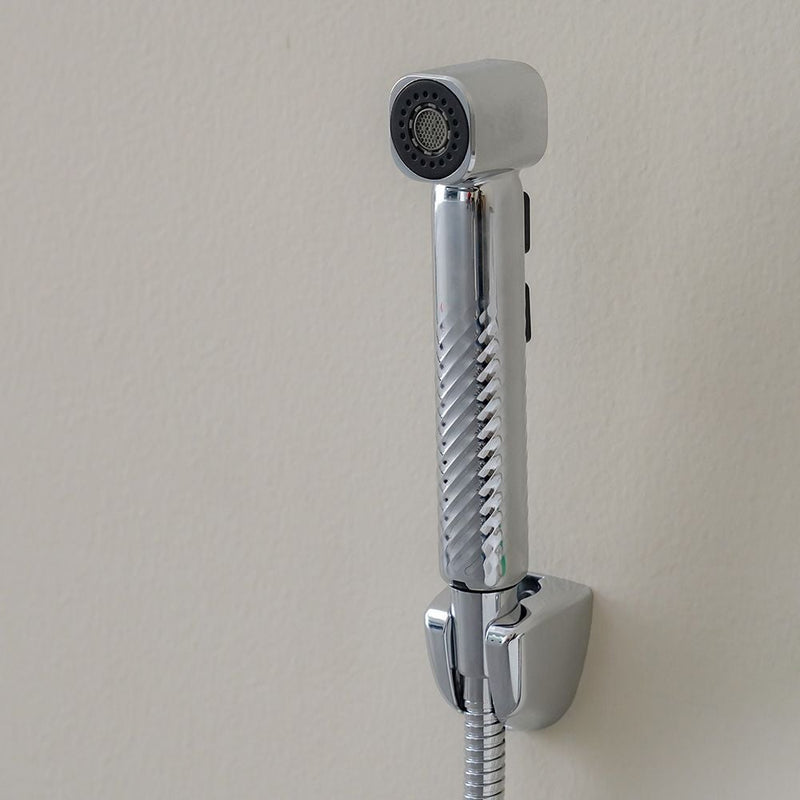 MILANO | Pelican Shattaf Set Chrome Stylish Handheld Bidet Spray Durable Chrome Finish Elegant Bathroom Fitting | 140200100251
