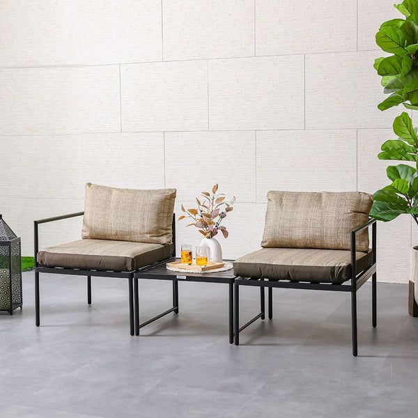 DANUBE | Owen 1 + 2 seater Balcony Set Beige | 231202709409