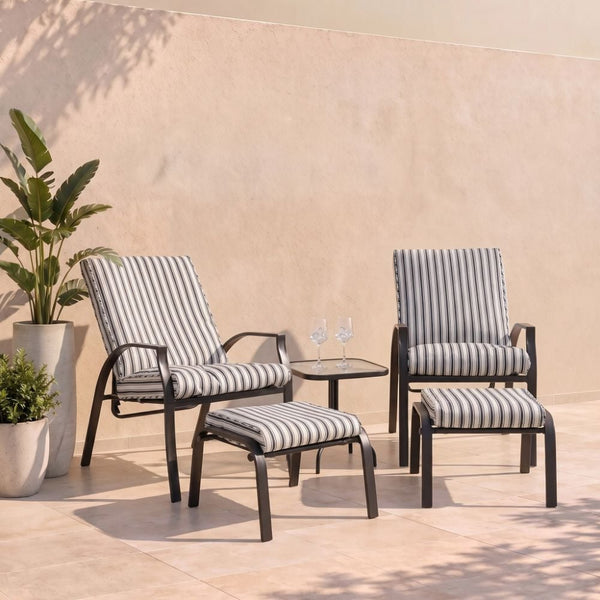 DANUBE | Valens 1 + 2-Seater Balcony Set Multicolor | 231202709412