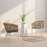 DANUBE | Cairo 1 + 2-Seater Balcony Set White Yellow | 231202709665