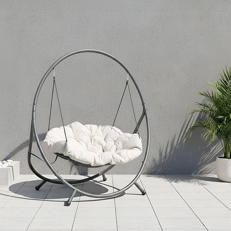 DANUBE | Sofia Swing Chair Beige Black | 231202709822