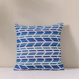 DANUBE | Woven Cushion 45X45Cm-Cypress Dazzling Blue | 231202710052