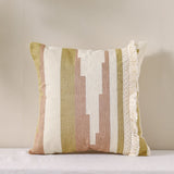 DANUBE | Woven Cushion 45X45Cm-Dusty Rose Blush Multicolor | 231202710056