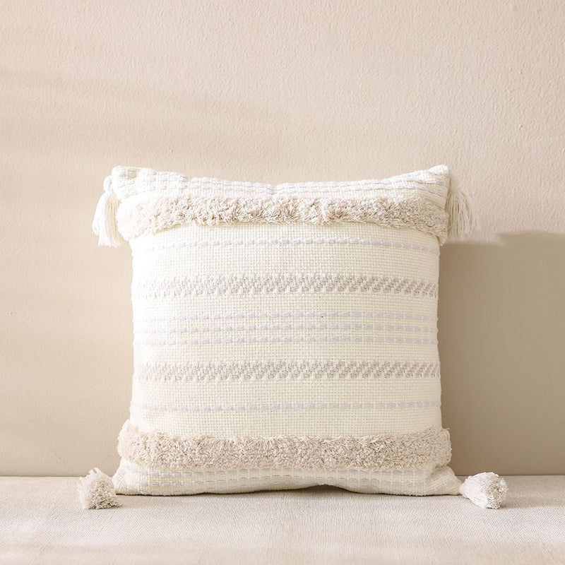DANUBE | Woven Cushion 45X45Cm Beige | 231202710058