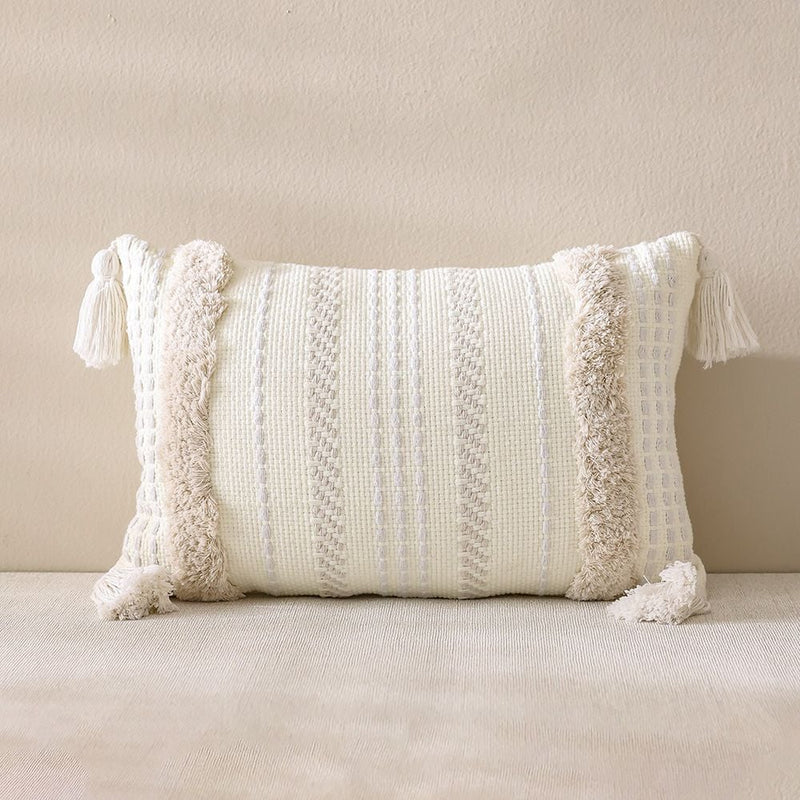 DANUBE | Woven Cushion 30X45Cm Beige | 231202710059