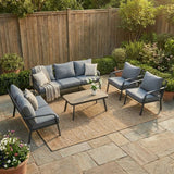 DANUBE | Ivory 7-Seater Sofa Set Grey | 231202710135