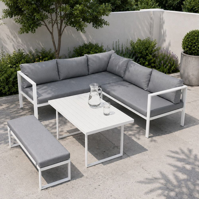DANUBE | Atlas Sofa Cum Dining Set Grey | 231202710157