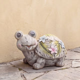 DANUBE | Mgo Turtle With Solar Light 39x24.5x25Cm Multi Color | 231202710197