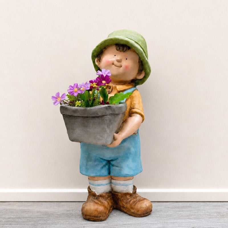 DANUBE | Mini Planter Boy 24x18x45Cm Multi color | 231202710198