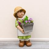 DANUBE | Mini Planter Girl 24x18x45Cm Multi color | 231202710199