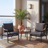 DANUBE | Valeria 1 + 2-Seater Balcony Set Gray | 231202710500