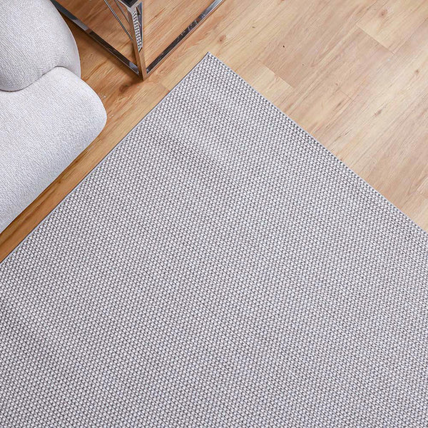 BELUXE | Prism Solid Textured Rug Grey 120x180 cm | 231300472050