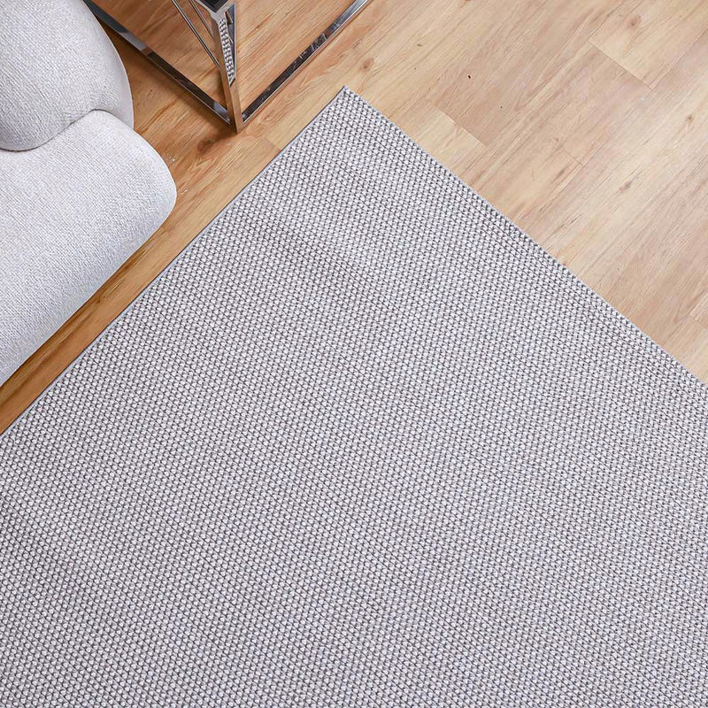 BELUXE | Prism Solid Textured Rug Grey 120x180 cm | 231300472050