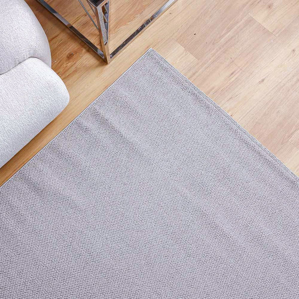 BELUXE | Prism Solid Textured Rug Grey 120x180 cm | 231300472055