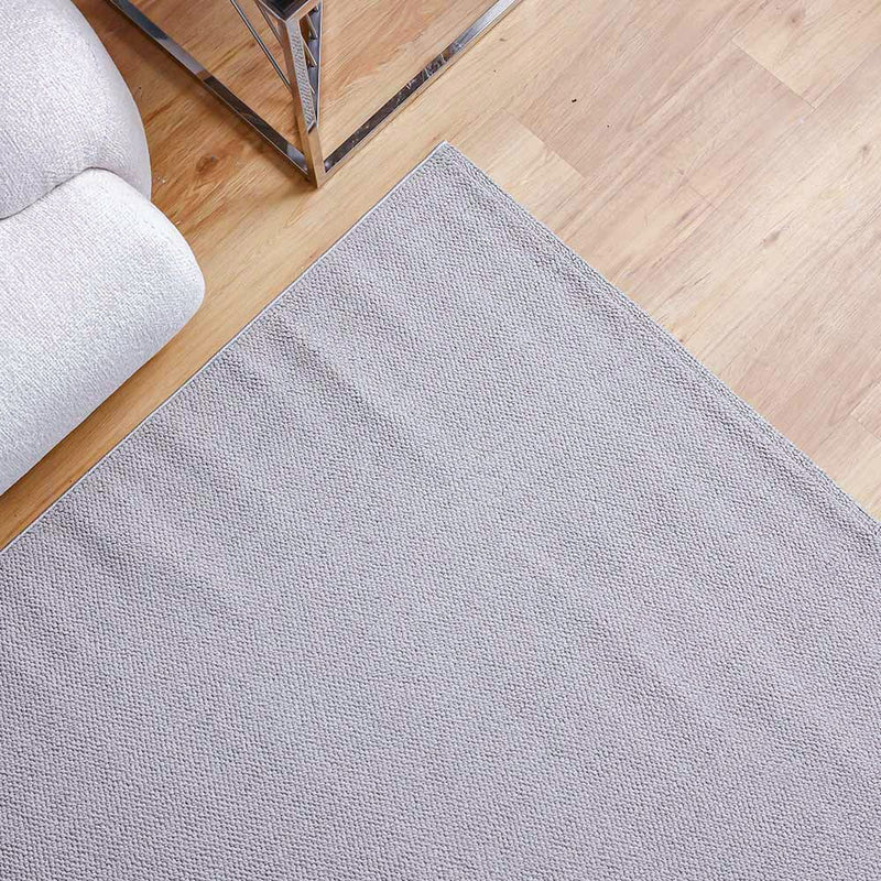 BELUXE | Prism Solid Textured Rug Grey 120x180 cm | 231300472055