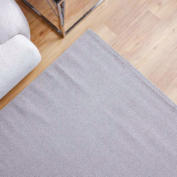 BELUXE | Prism Solid Textured Rug - Grey - 120x180 cm | 231300472055