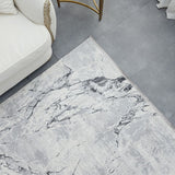 BELUXE | Galleria Modern Abstracts Rugs 120X180 Grey &White | 231300472084