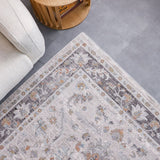 BELUXE | Zena Modern Classic Rug - Light Grey - 160x230 cm | 231300472199