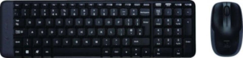 LOGITECH | Wireless Keyboard and Mouse Combo (Black) EN-AR MK220 | 920-003160