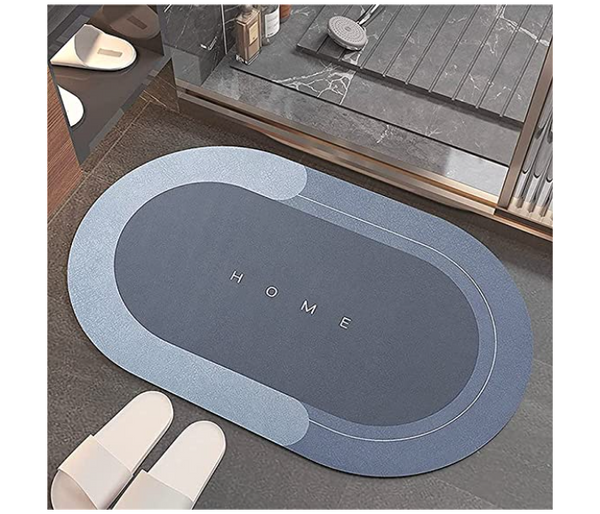 Generic Non-Slip Super Absorbent Floor Mat - Grey | JPL5142