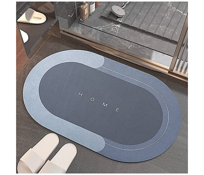 Generic Non-Slip Super Absorbent Floor Mat - Grey | JPL5142