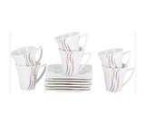 ROYALFORD | Bone China Porcelain Cup And Saucer 12 Pieces | Rf4306