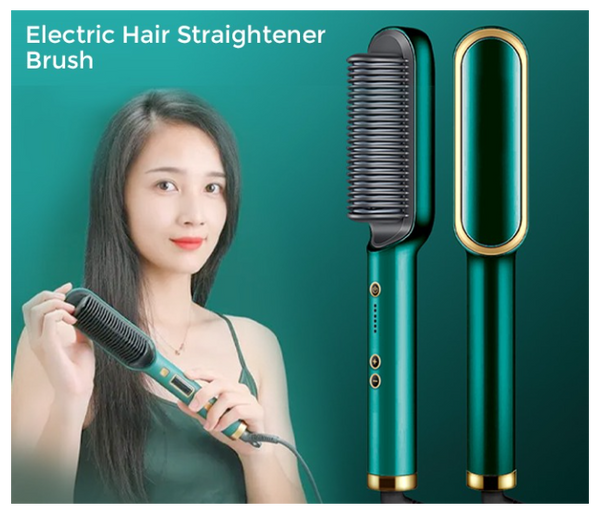 Professional Electric Hair Straightener Brush Heated Comb | JPH3771