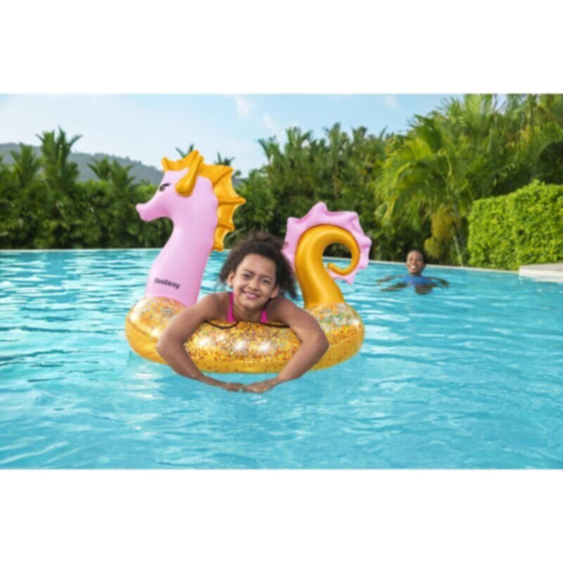 BESTWAY | Float N Fashion Glitter Seahorse Swim Ring 45