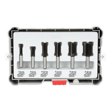 BOSCH | 8mm Shank 6pcs Router Straight Bit Set | 2607017466