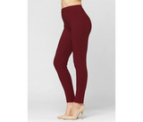 High Waist Full Length Cotton Knitted Long Leggings For women - Assorted | JPN2388
