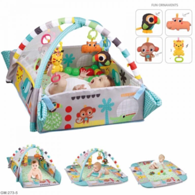 4 In 1 Activity Gym & Ball Pit Blue | 273 5 b