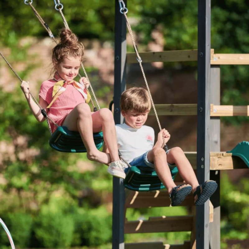 PLUM | Barbary Wooden Playcentre with Swing and Slide Age 3+ | 27370AA108