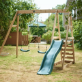 PLUM | Tamarin Wooden Climbing Frame with Swing and Slide Age 3+ | 27501AB108