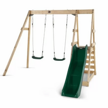 PLUM | Tamarin Wooden Climbing Frame with Swing and Slide Age 3+ | 27501AB108