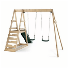 PLUM | Tamarin Wooden Climbing Frame with Swing and Slide Age 3+ | 27501AB108