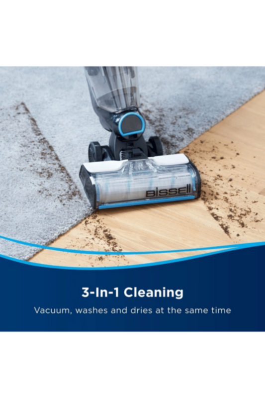 BISSELL | Crosswave Cordless Max 3-in-1 Vacuum, Wash, and Dry 36W Titanium/Bossanova Blue | 2767E