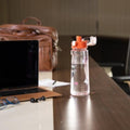 ROYALFORD | Water Bottle 750ML-Reusable Water Bottle Wide Mouth With Hanging Clip Blue | RF5222