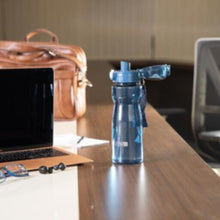 ROYALFORD | Water Bottle 750ML-Reusable Water Bottle Wide Mouth with Hanging Clip | Printed Bottle | Perfect while Travelling, Camping, Trekking & More | RF5224