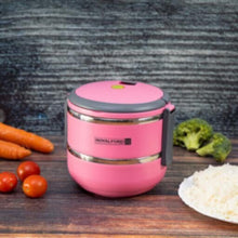 ROYALFORD | Double Layer Lunch Box Assorted Colors - Leak-Proof & Airtight Lid Food Storage Container, High-Quality | RF4673