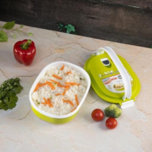 ROYALFORD | Square Lunch Box 1050ML-Leak Proof & Airtight Lid Rectangular Food Storage Container | RF7012