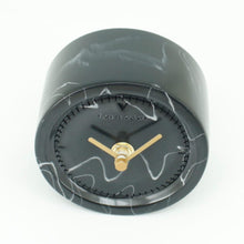 DANUBE | Silas Round Shape Table Clock Black 10.7x10.7x6.9cm | 290104200349