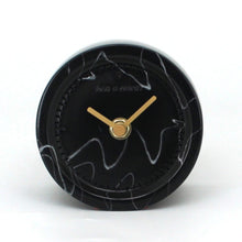 DANUBE | Silas Round Shape Table Clock Black 10.7x10.7x6.9cm | 290104200349
