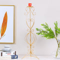 DANUBE | Arianna Classical Pillar Candle Holder 21.25x21.5x46.25 cm - Gold | 290104600816