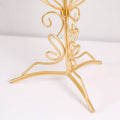 DANUBE | Arianna Classical Pillar Candle Holder 21.25x21.5x46.25 cm - Gold | 290104600816